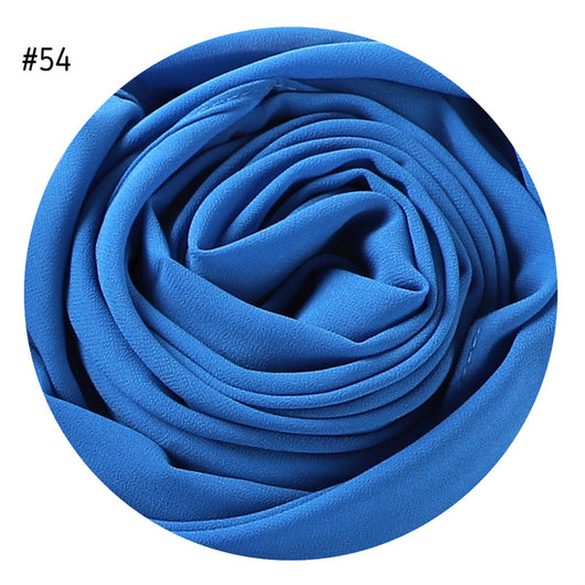 Pañuelo de Gasa Perlada en Colores Sólidos - Cobertura Elegante Monocromática - Image 57