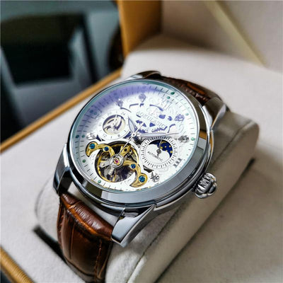 Reloj Automático Tourbillon Resistente al Agua para Hombre - Image 12