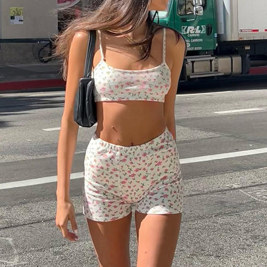 Conjunto de Short y Chaleco Ajustado Estilo Europeo para Mujer - Image 25