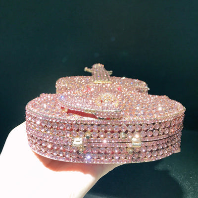 Bolso Bandolera Violín con Corte Diamante Elegante - Image 3