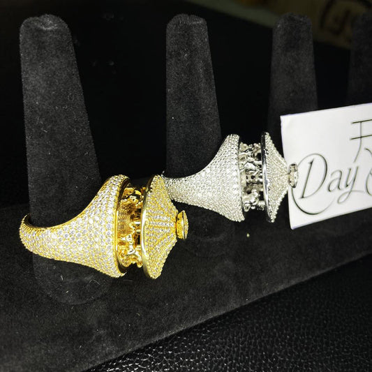 Anillo Hip Hop Personalizado con Accesorios para Orejas - Image 2