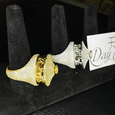 Anillo Hip Hop Personalizado con Accesorios para Orejas - Image 2