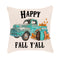 Capa de Almofada Decorativa Abóbora Outono Halloween para Sofá e Carro