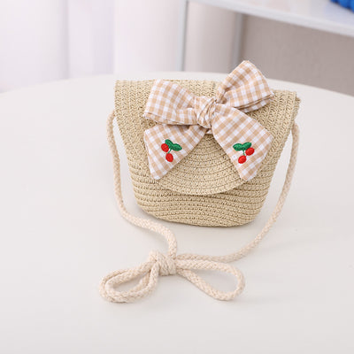 Conjunto Infantil de Bolsa y Sombrero de Paja para el Sol - Image 9