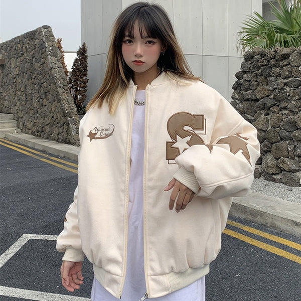 Abrigo Acolchado Grueso Estilo Urbano para Mujer