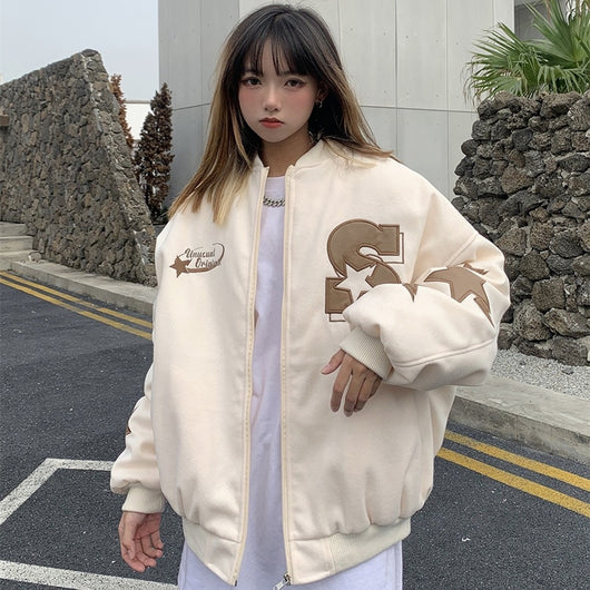 Abrigo Acolchado Grueso Estilo Urbano para Mujer