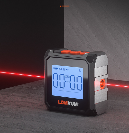 Cinta Métrica Digital Láser para Carpintería con Regla de Acero