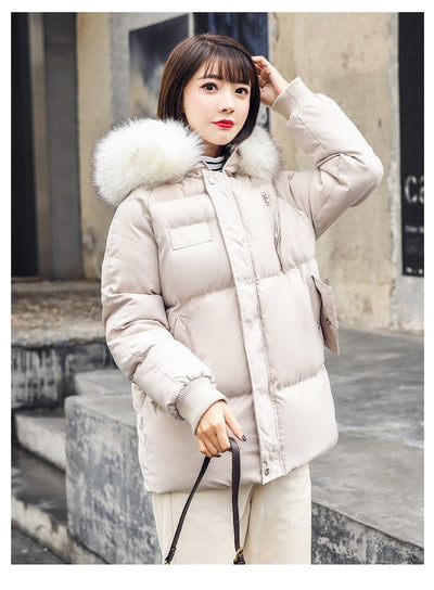 Abrigo Acolchado Coreano Elegante Slim Fit para Mujer - Versátil y Abrigador - Image 11
