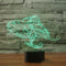 Luz Nocturna 3D Trineo LED Multicolor - Vehículo Nieve