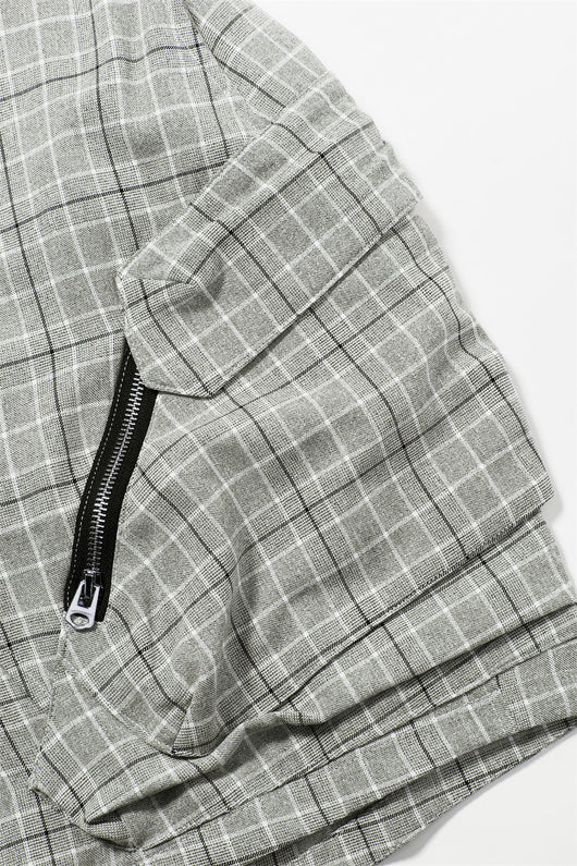 Pantalones Cortos Holgados con Bolsillos de Cierre para Hombre - Image 11