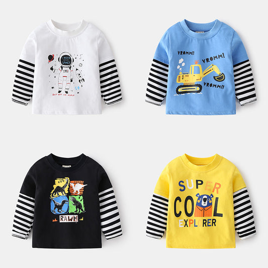 Ropa Infantil de Algodón Cuello Redondo - Diseño Casual y Adorable - Image 2