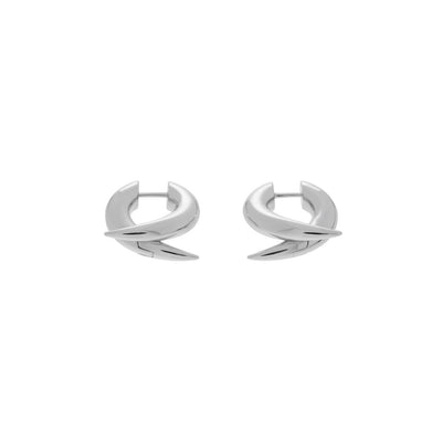 Aros de Cruz en Oro Blanco y Cobre - Diseño Personalizado de Carácter Único - Image 20