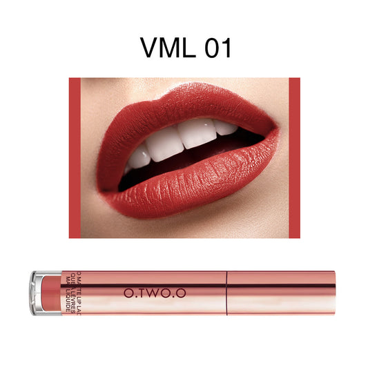 Brillo Labial Mate Duradero de Larga Duración