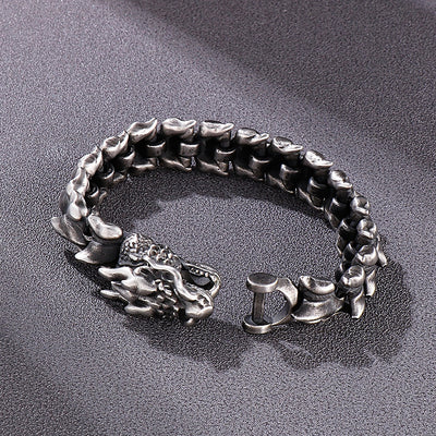 Pulsera de Titanio Estilo Punk Domineante para Hombre - Image 11
