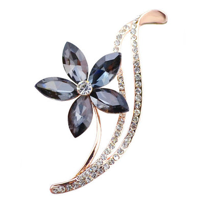 Broche de Cristal Flor de Cinco Pétalos - Image 6