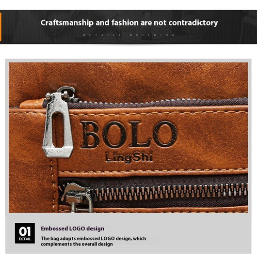 Bolsa de Hombro Masculina de Poliéster para Uso Diario - Image 14