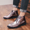 Botas de Cuero Brillante