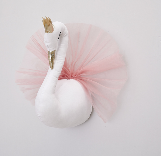 Cabeza de Cisne Decorativa con Corona - Adorno de Pared - Image 13