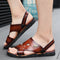 Sandalias y Pantuflas de Cuero Suave para Hombre