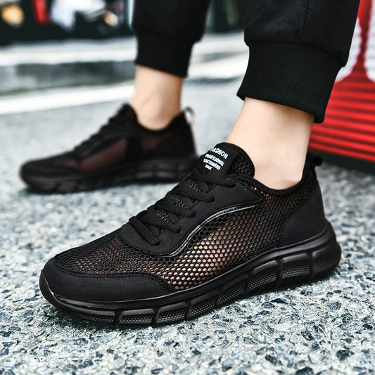 Zapatillas Deportivas Hombre Verano Transpirables Malla Hueca