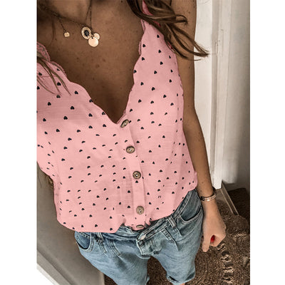 Top Halter Estampado de Lunares - Image 11
