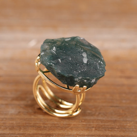 Anillo Ajustable de Oro con Perlas Irregulares - Image 12