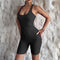 Jumpsuit Deportivo Ajustado de Cintura Alta en Punto Liso