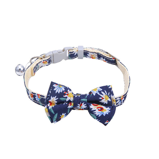 Collar Navideño de Cierre Rápido con Pajarita Cuadros para Perros y Gatos Pequeños - Image 13