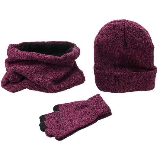 Conjunto Invernal Completo para Hombre: Gorro, Bufanda y Guantes en Punto y Terciopelo - Image 22