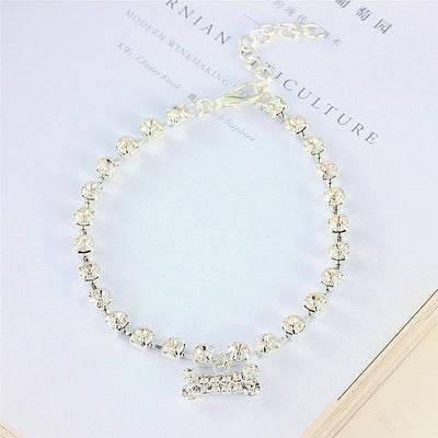 Collar Colgante Hueso con Brillantes - Image 16