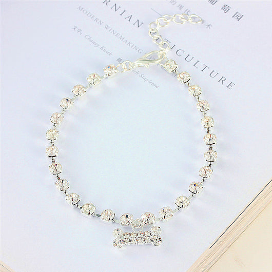 Collar Colgante Hueso con Brillantes - Image 16
