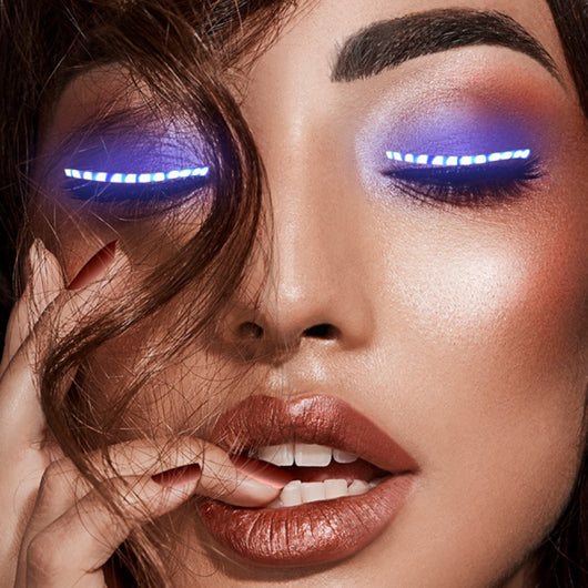 Pestañas Postizas LED Impermeables con Luz Integrada
