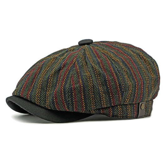 Boina Vintage a Rayas Unisex - Estilo Clásico para Hombre y Mujer - Image 10