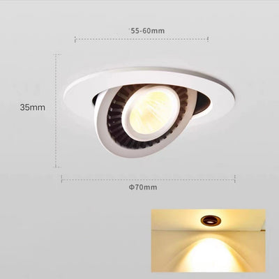 Lámpara LED Empotrada Elefante Redonda para Techo - Iluminación Moderna Sala y Pasillo - Image 7