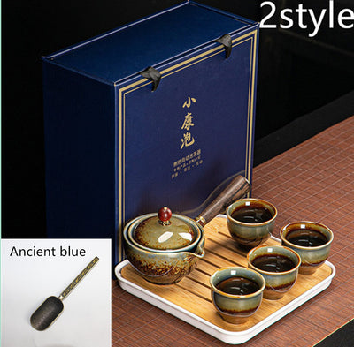 Juego de Té Xiaoyao con Tetera Giratoria 360° - Image 21