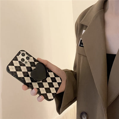 Funda Protectora de Silicona con Diseño Ajedrez y Corazón - Image 10