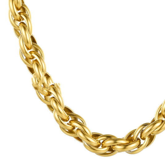 Cadena Gruesa de Cáñamo Estilo Europeo - Joyería Exagerada - Image 2