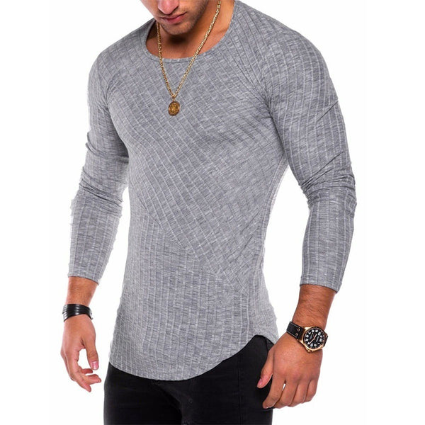 Playera Clásica de Cuello Redondo para Hombre