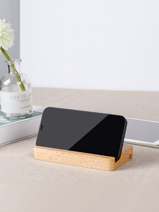 Soporte de Madera Maciza para Celular y Tablet Universal