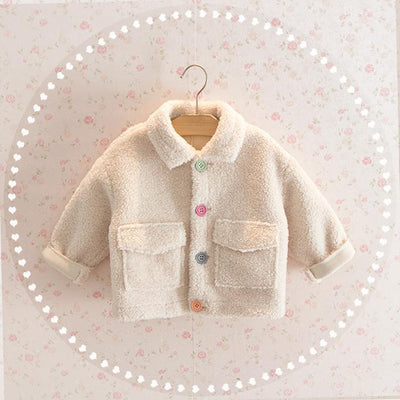 Cardigan Abrigo Estilo Coreano para Niñas - Image 4