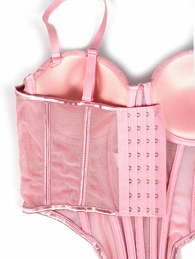 Sostén de Malla Transparente con Piedras y Varillas - Diseño Atrevido para Usar Fuera - Image 25