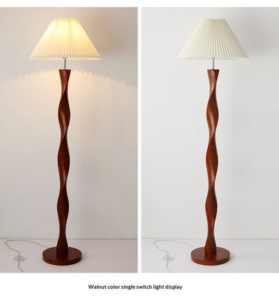 Lámpara de Mesita de Noche en Madera Sólida Nogal - Diseño Minimalista Lujo - Image 14