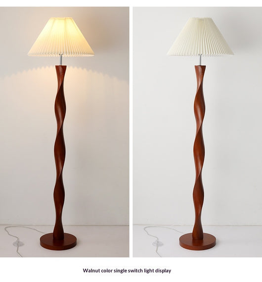 Lámpara de Mesita de Noche en Madera Sólida Nogal - Diseño Minimalista Lujo - Image 14