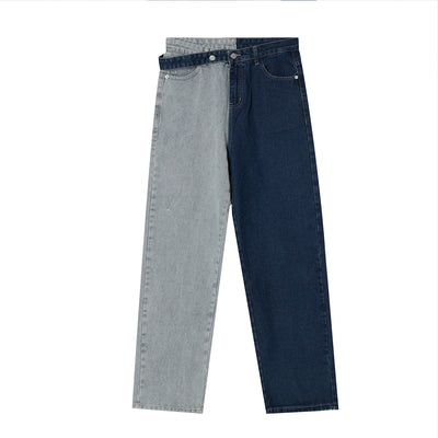 Jeans de Hombre con Combinación de Colores - Estilo Versátil y Moderno - Image 8