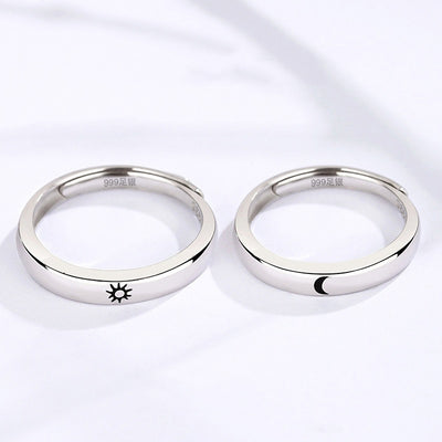 Anillo Ajustable Chapado en Platino y Plata Fina - Image 23