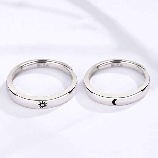 Anillo Ajustable Chapado en Platino y Plata Fina - Image 23