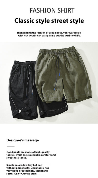 Shorts Holgados Rectos con Caída Casual para Hombre - Image 9
