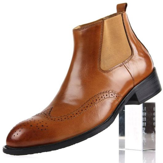 Botas de Cuero Genuino con Punta Afilada - Máximo Confort - Image 6