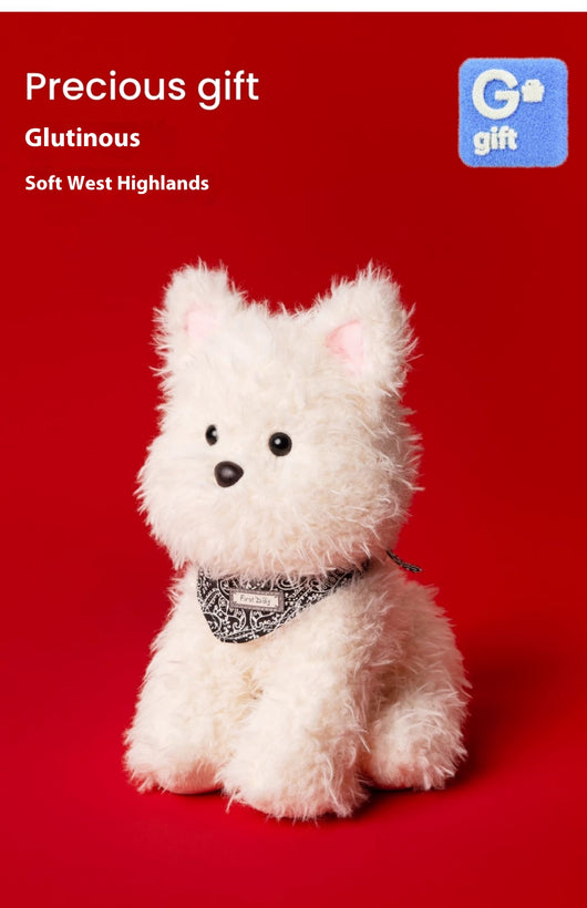 Peluche Cachorro West Highland - Juguete Suave para Niños - Image 10