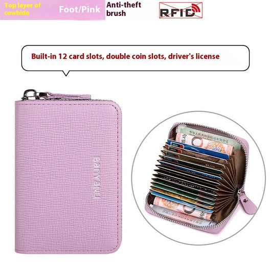 Cartera Minimalista de Cuero para Mujer - Organizador Compacto - Image 8